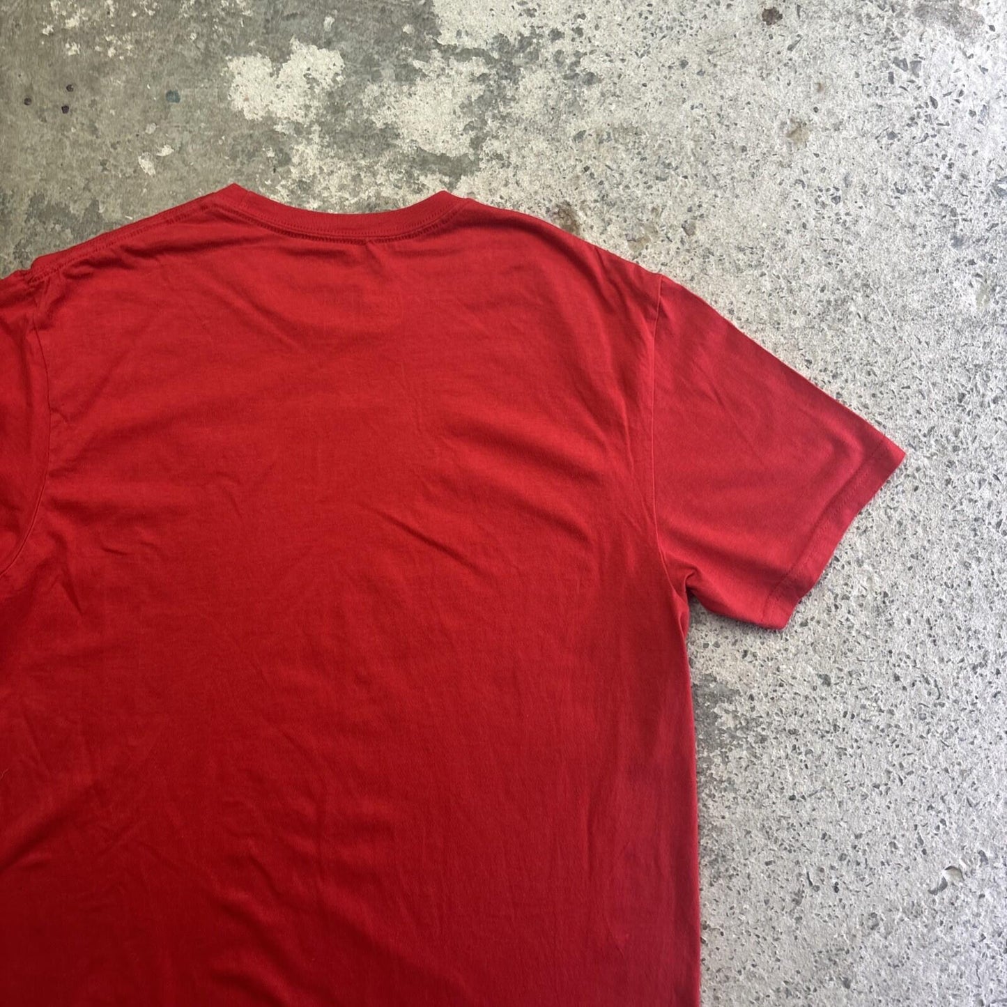 Red England Football Logo Print T-shirt | Size L