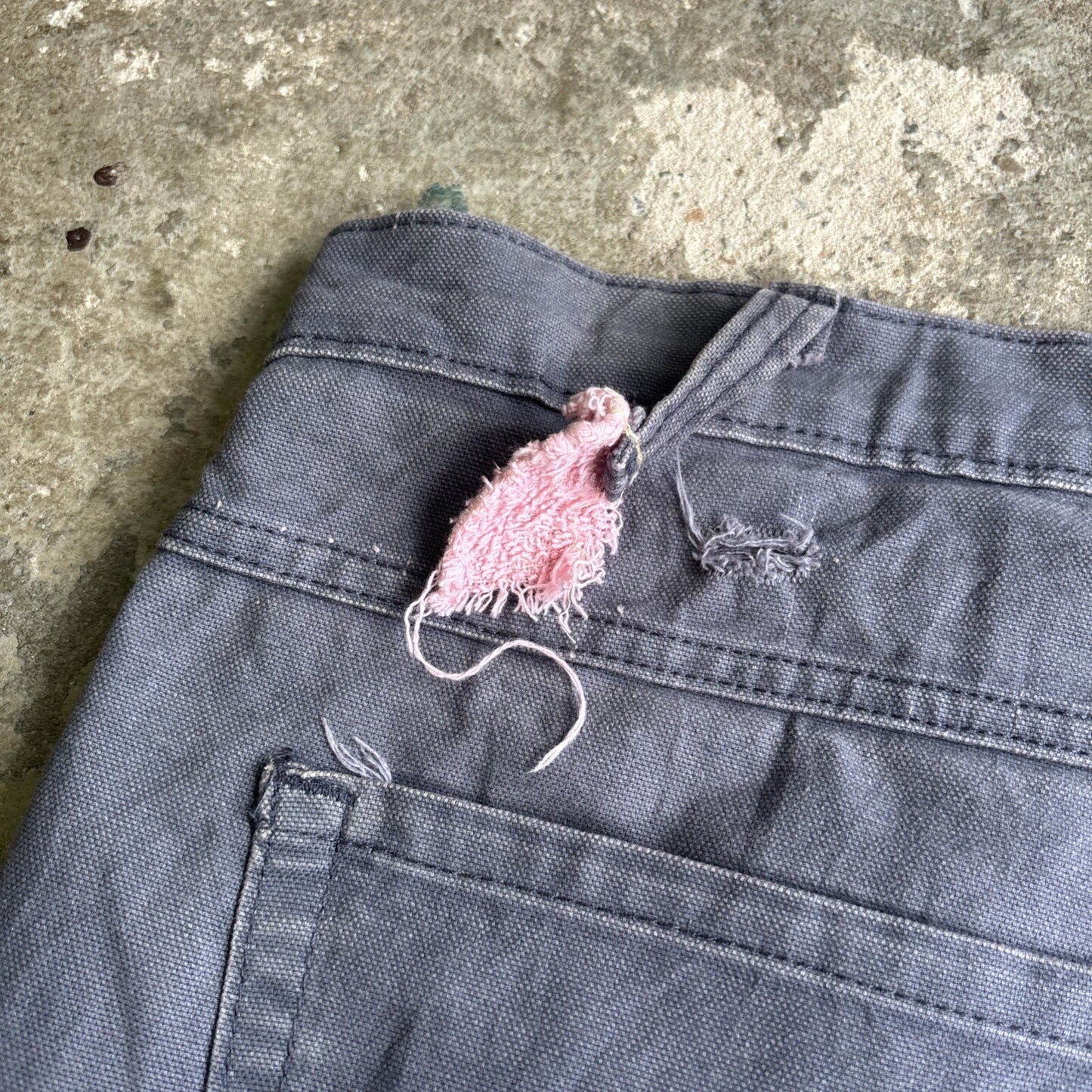 Grey Dickies Carpenter Cotton Shorts | W46"