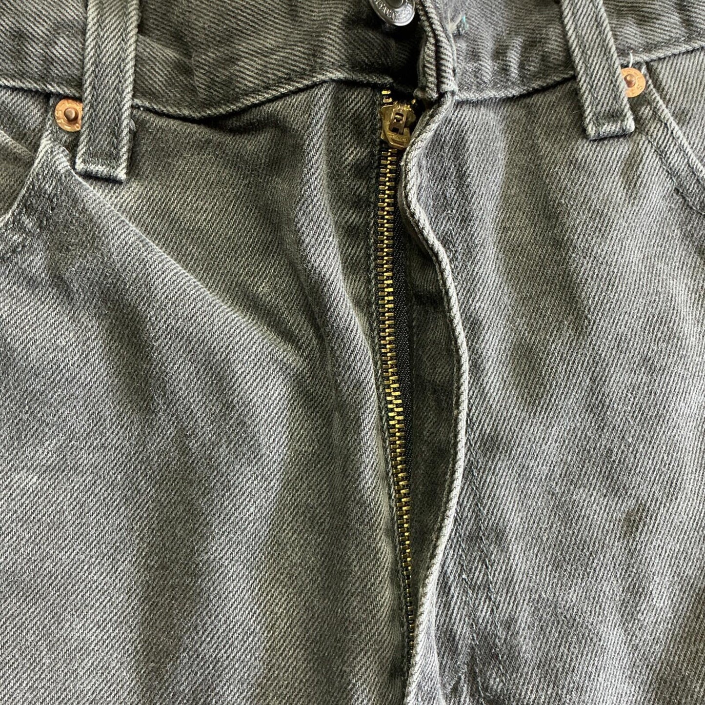 Black Levi’s Denim Jean Shorts with Cut Offs | W36