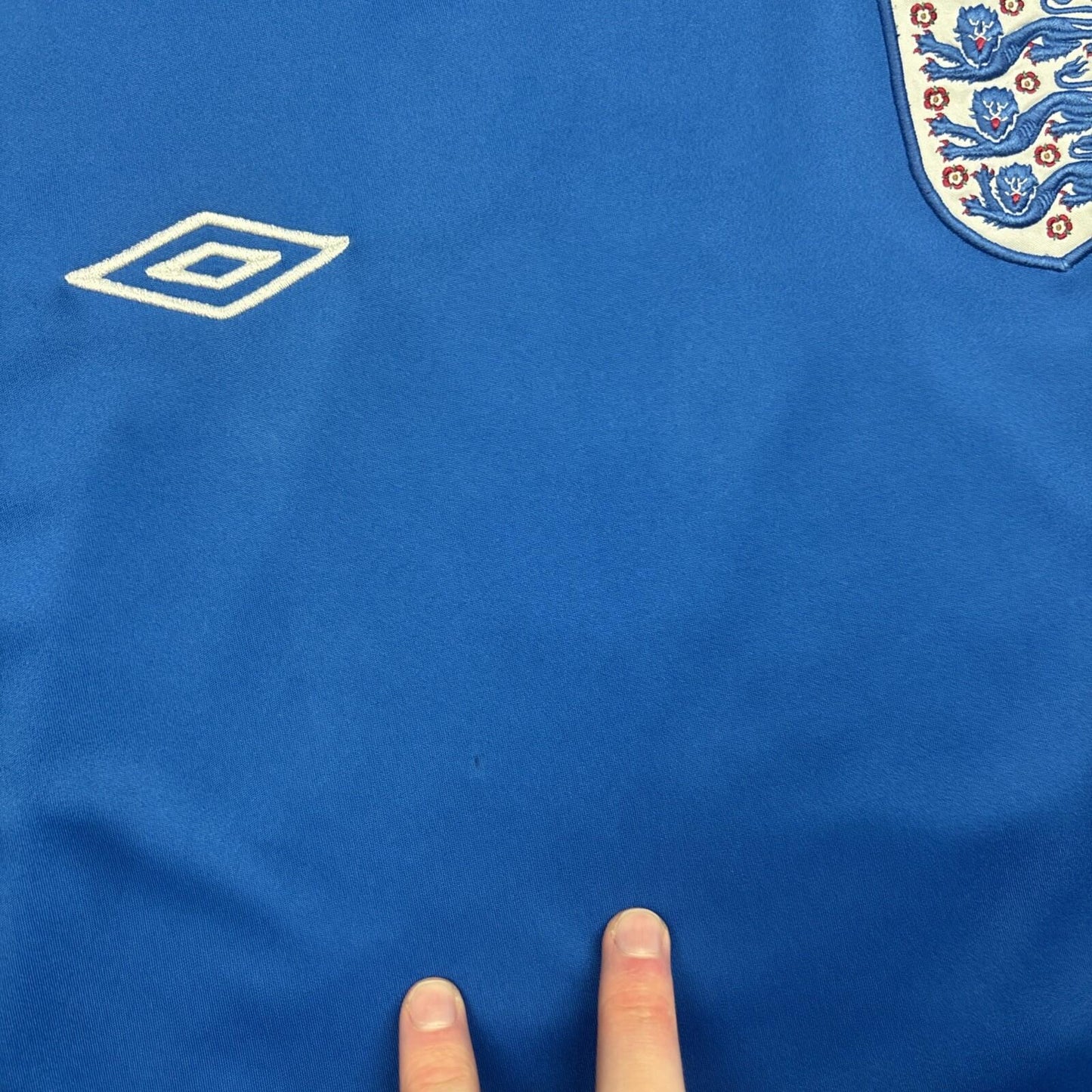Blue England 2010/11 Football Training Shirt | Size XL