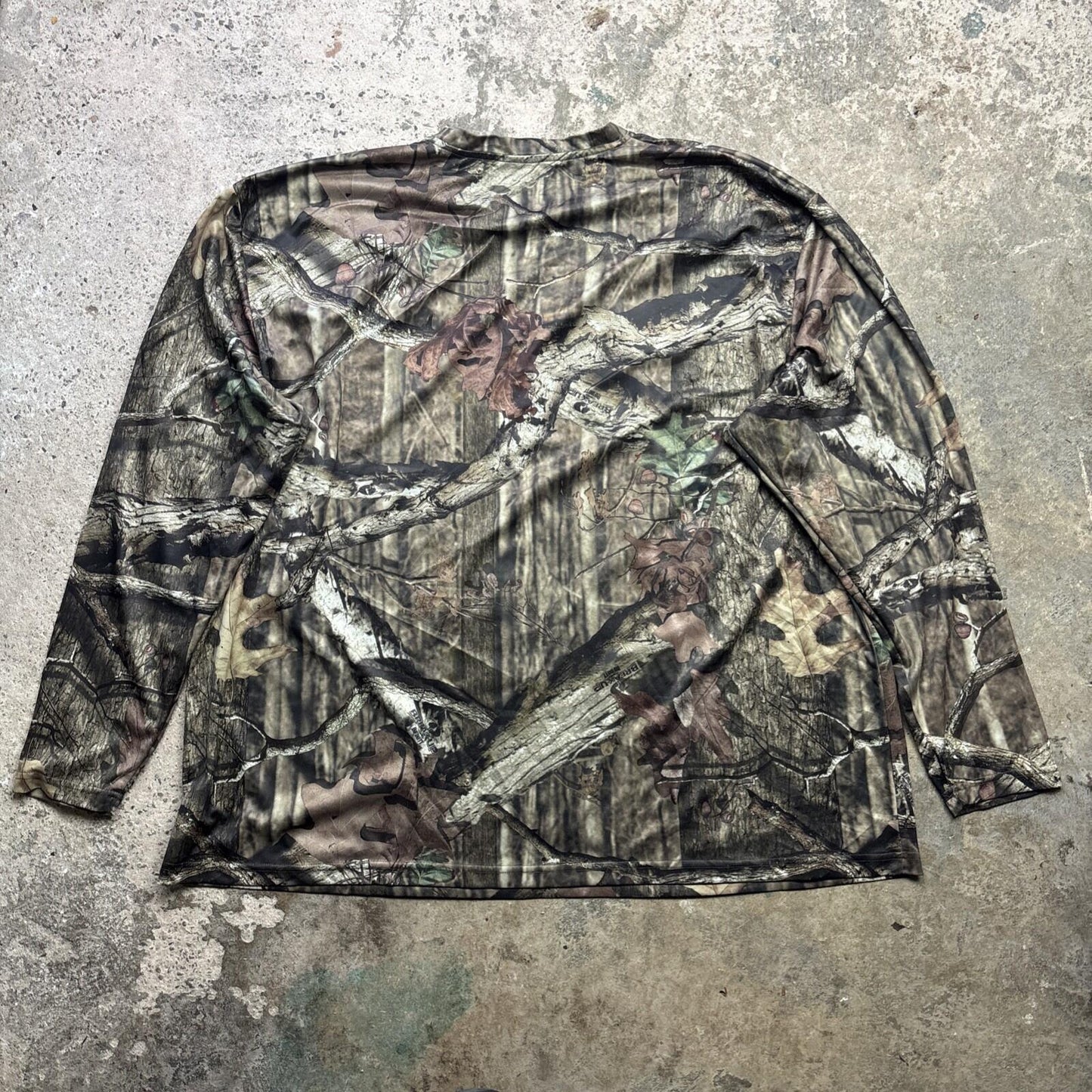 Mossy Oak Real Tree Long Sleeve Active Wear Top | XXXL