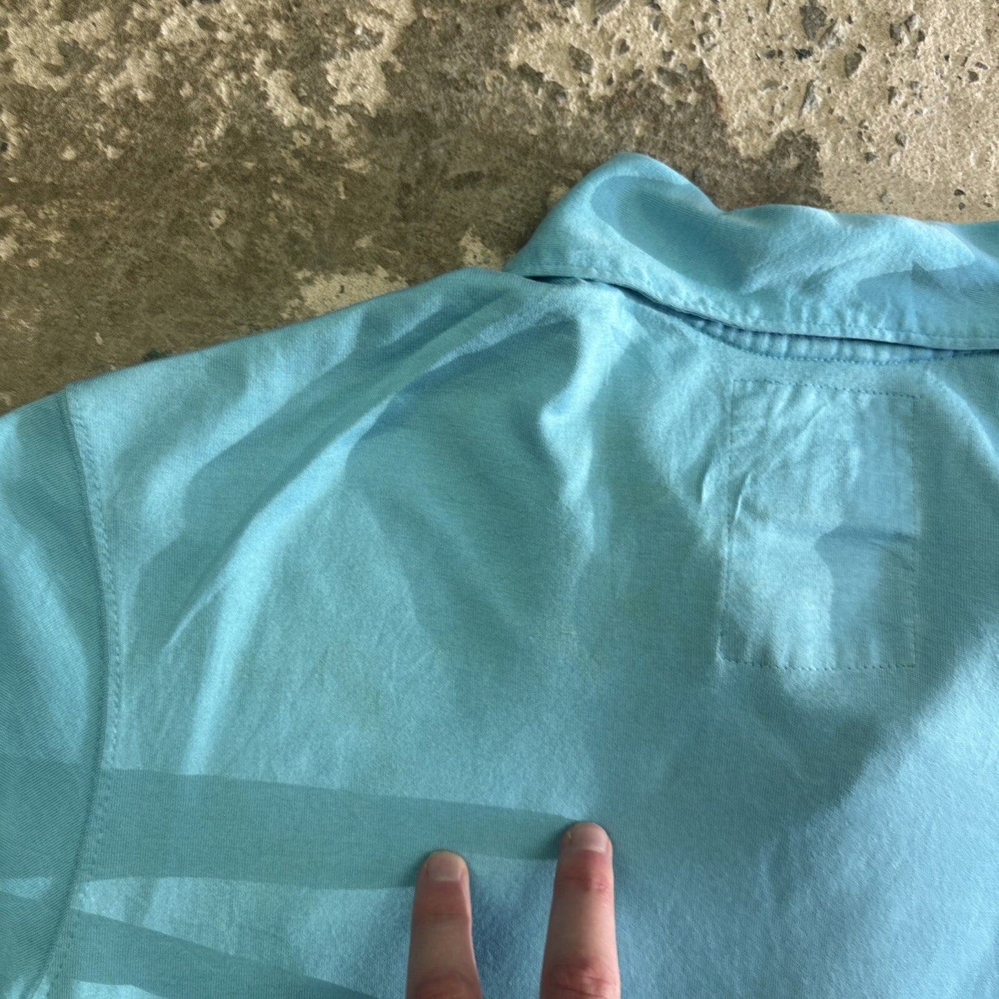Blue Quiksilver Y2K Polo Shirt W/ Chest Pocket | Size L