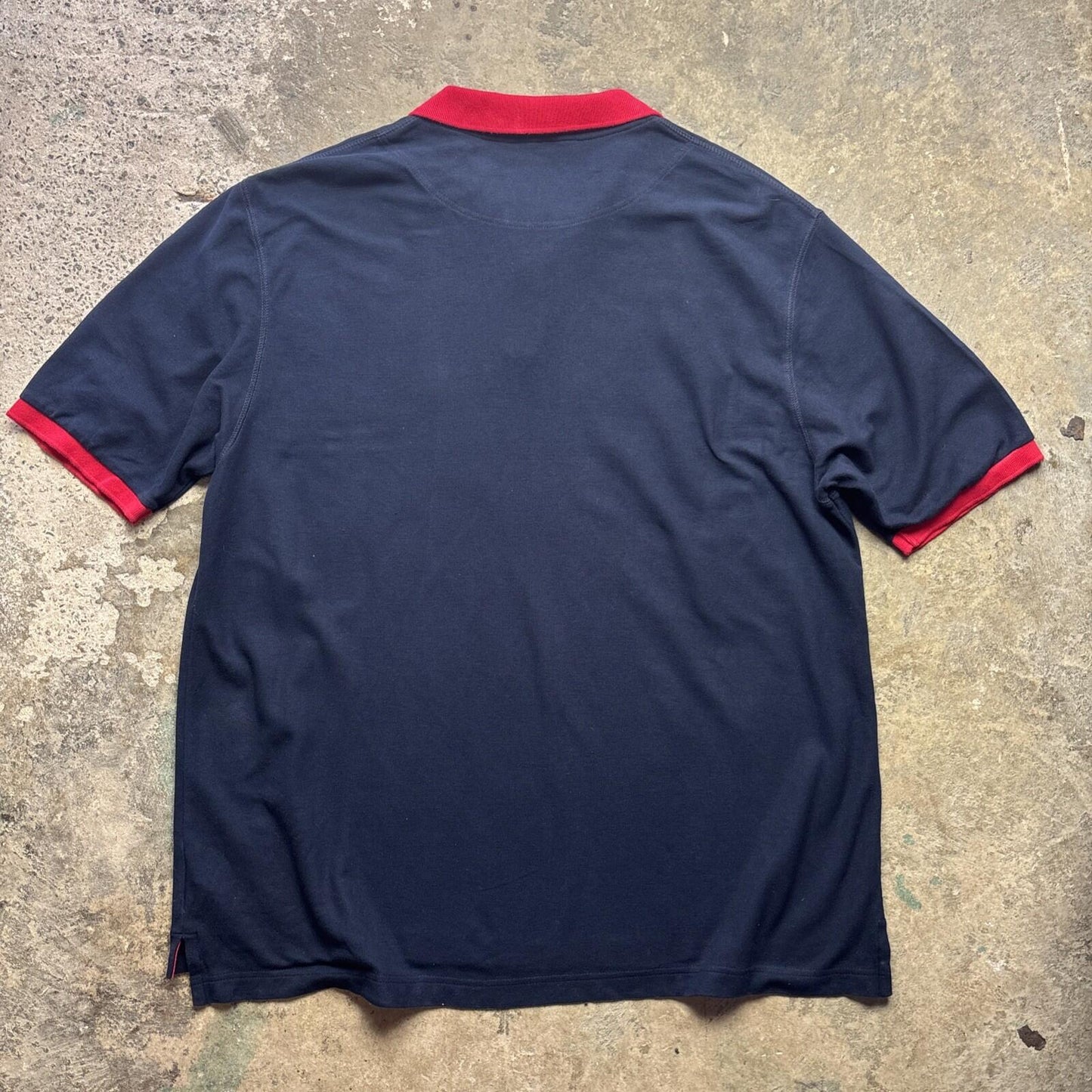 BNWT 00s Marks and Spencer Navy England Football Polo Shirt | XL