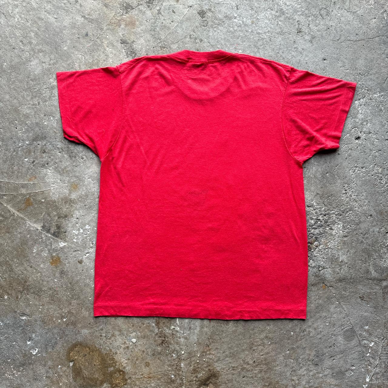 Red graphic tee