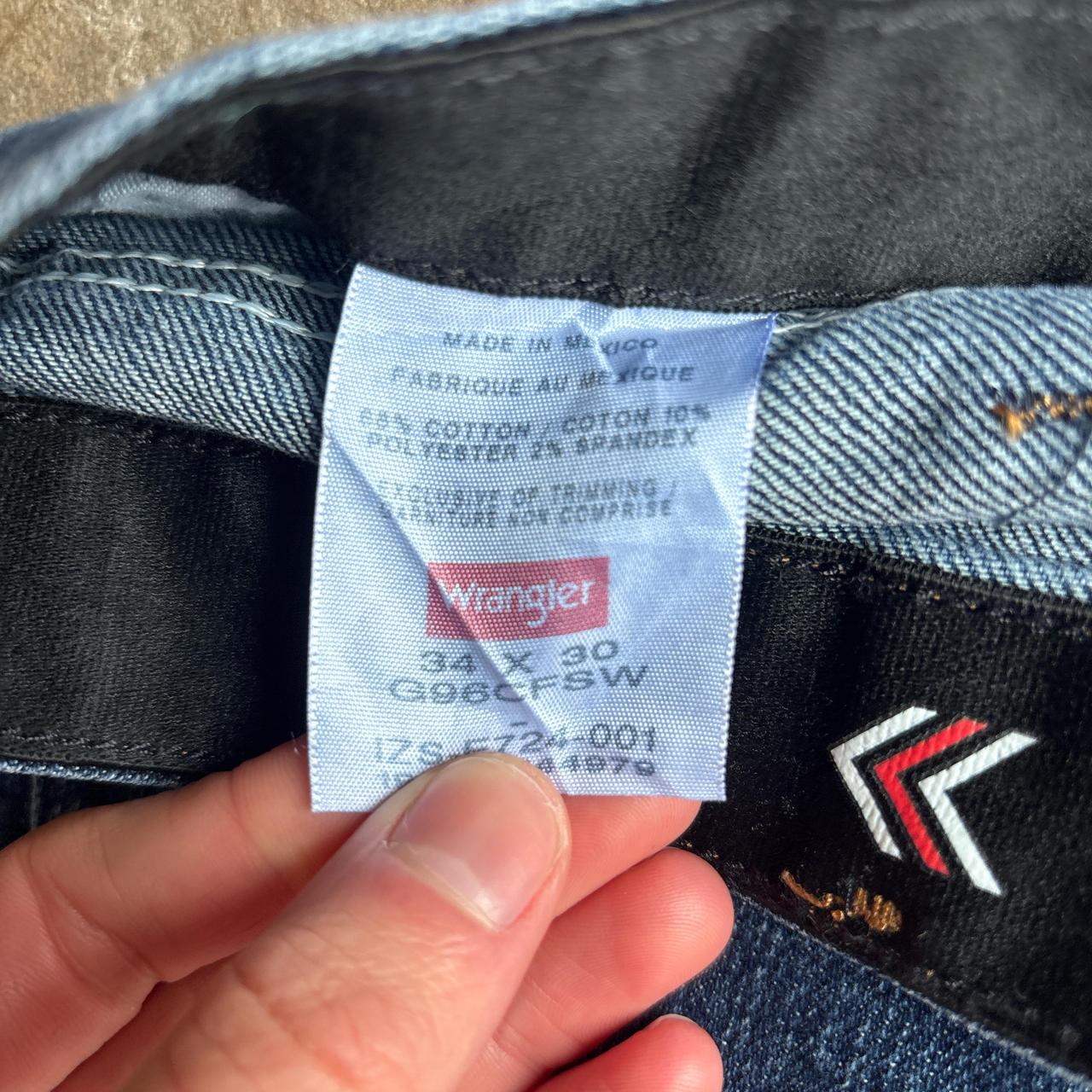 Blue Wrangler Cut Denim Jeans