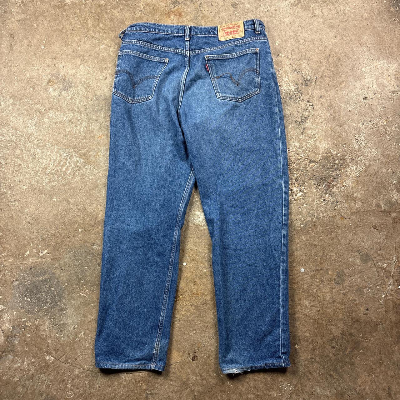 Blue denim Levi’s 510 jeans
