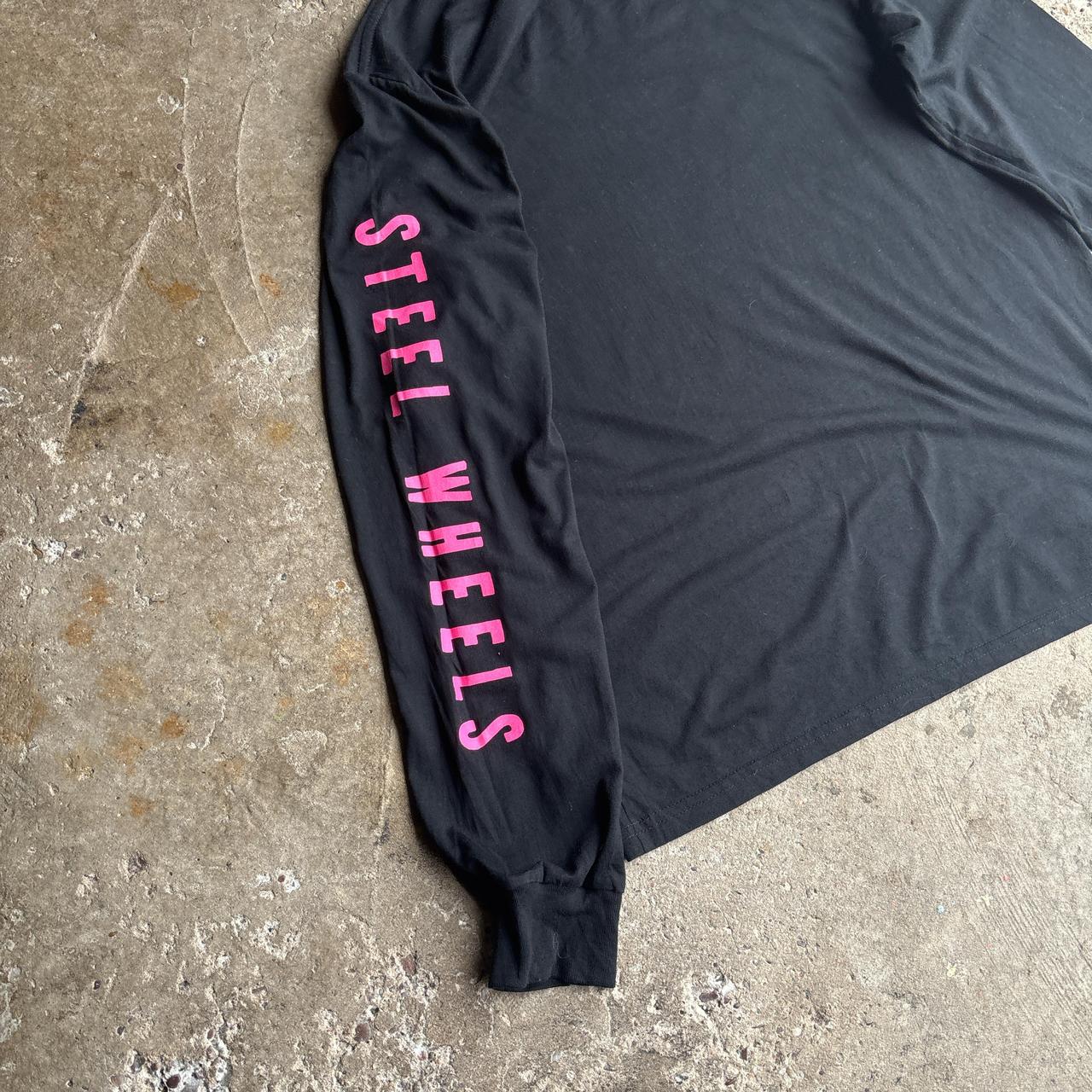 Black Long Sleeve Graphic Rolling Stones T-Shirt - S