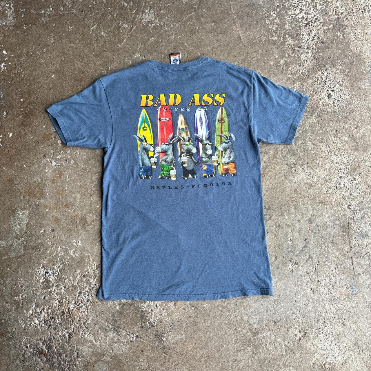 Blue Vintage Graphic Florida T-Shirt - M