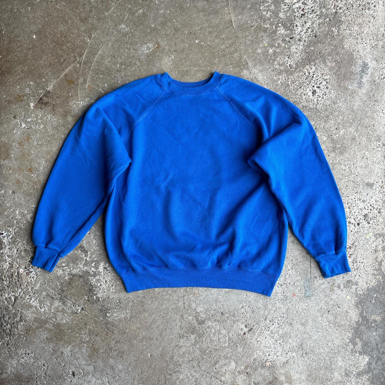 Vintage Blue Crewneck Sweatshirt - M