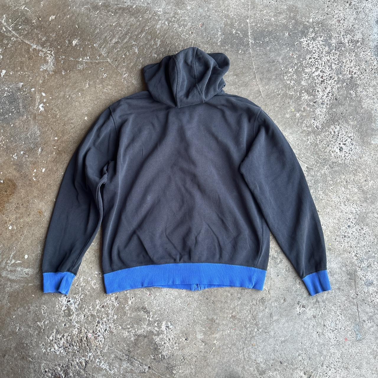 Vintage Black & Blue Oakley Full-Zip Hoodie