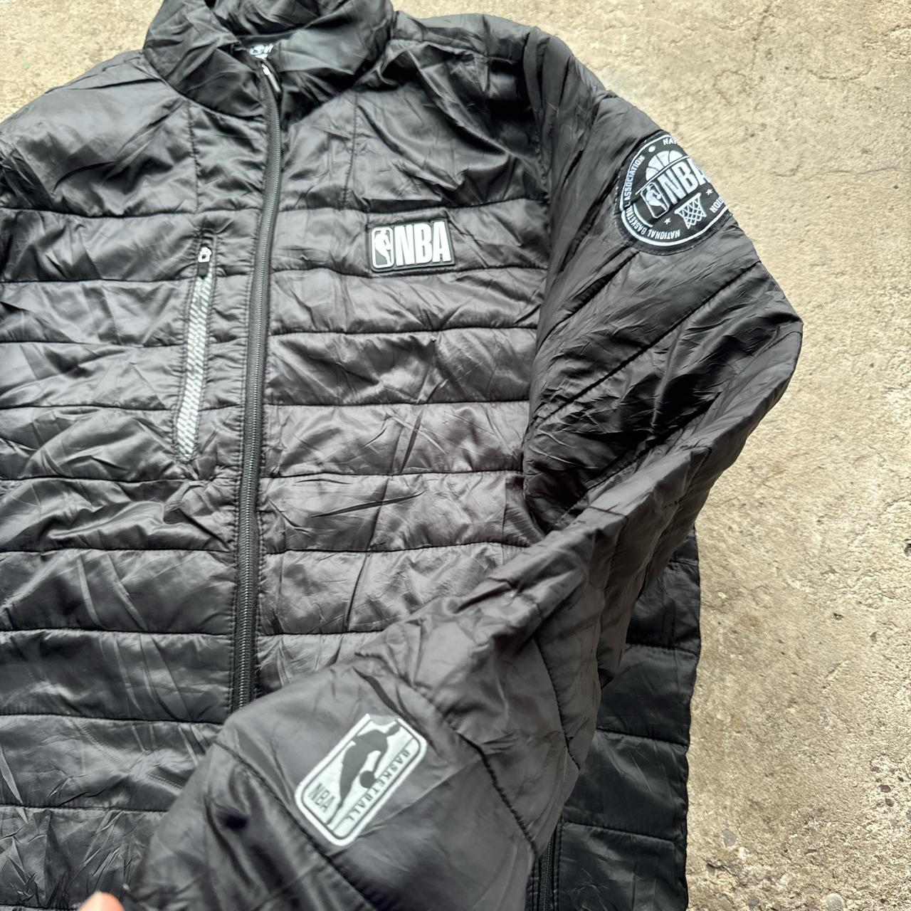 Black NBA puffer jacket