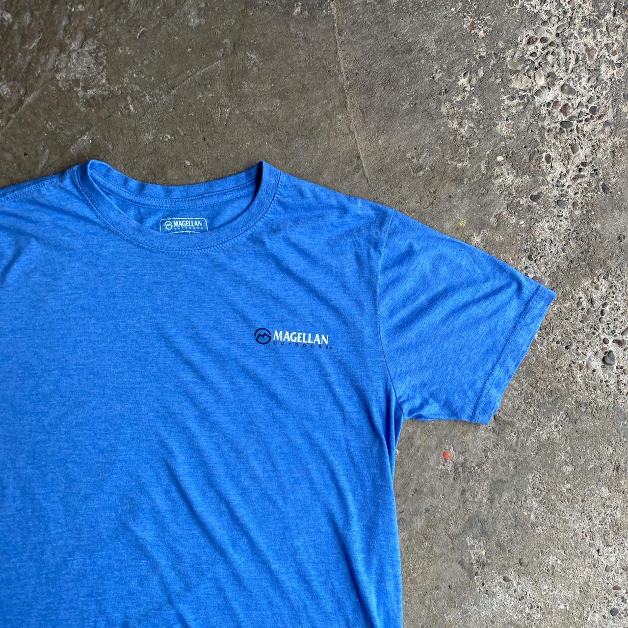 Blue Graphic Magellan Beer T-Shirt - M