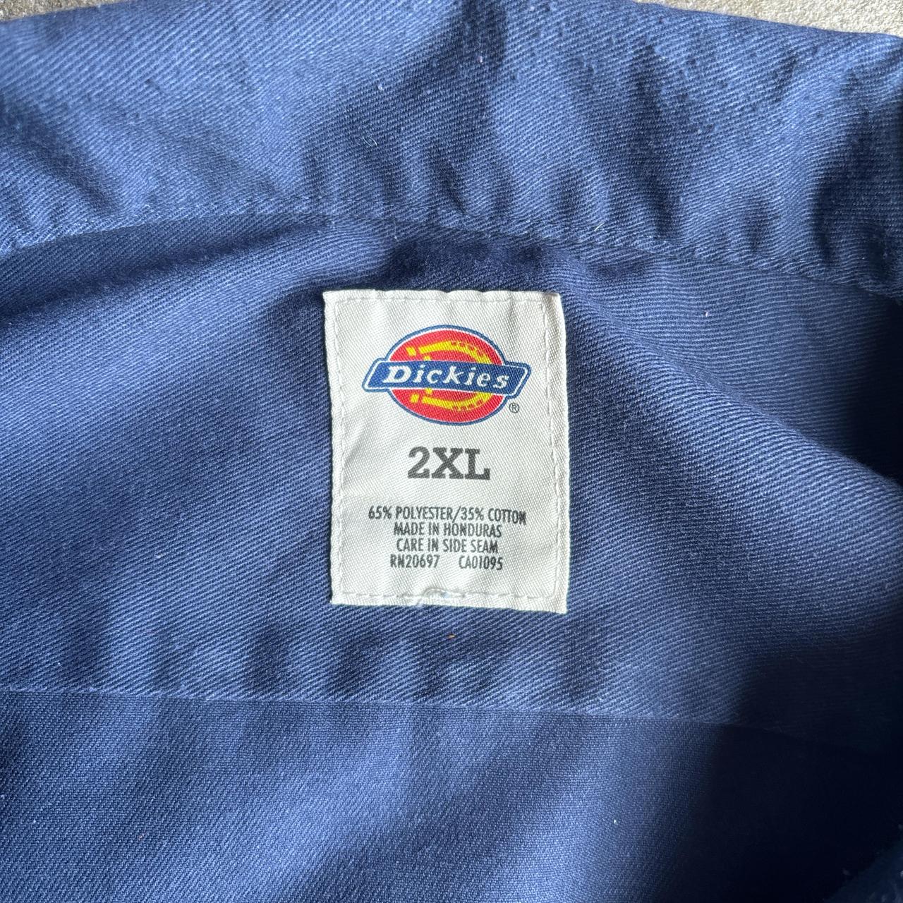 Navy Blue Dickies Work Shirt - 2XL