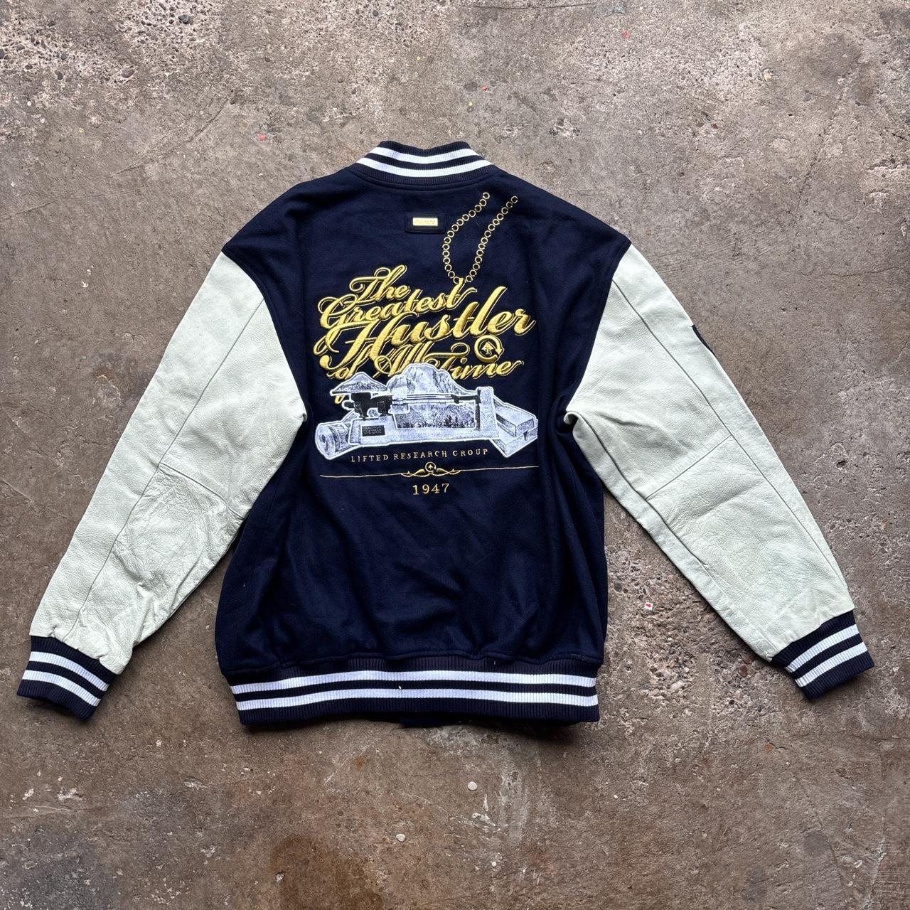 LRG Letterman Jacket 'The Greatest Hustler of all Time' - XL