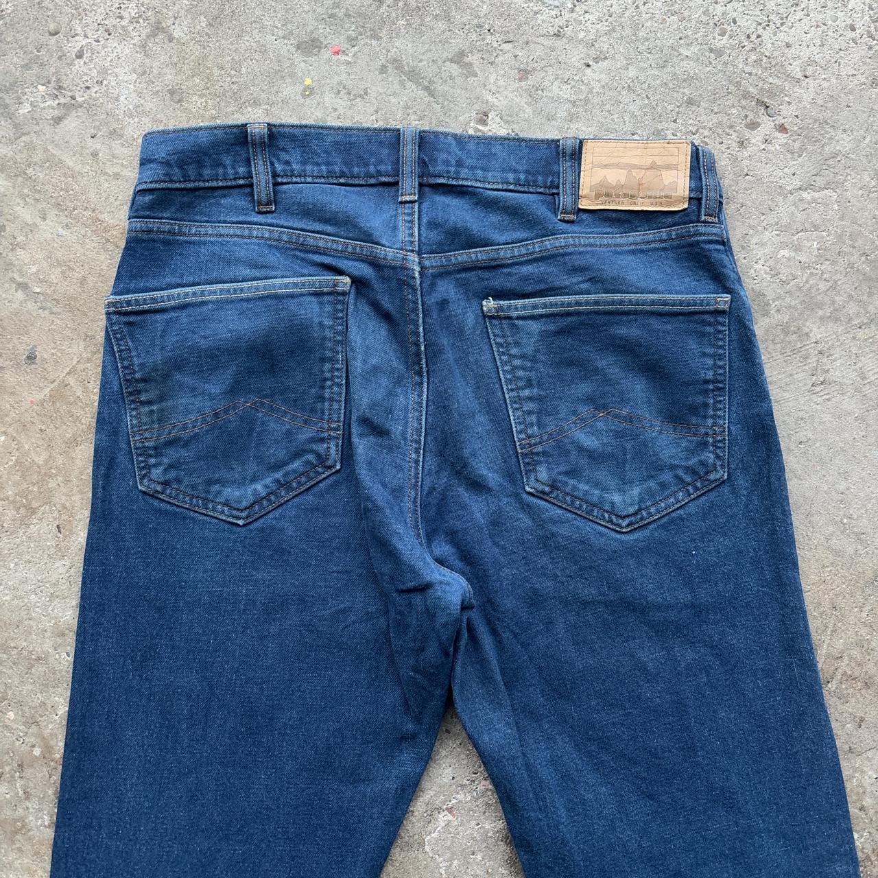 Blue Patagonia denim jeans