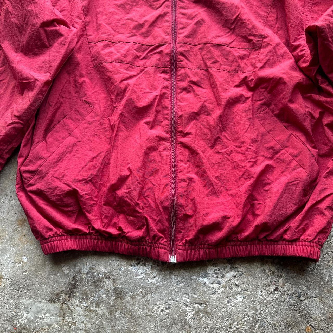 Red Russel Athletic jacket with embroidered logo