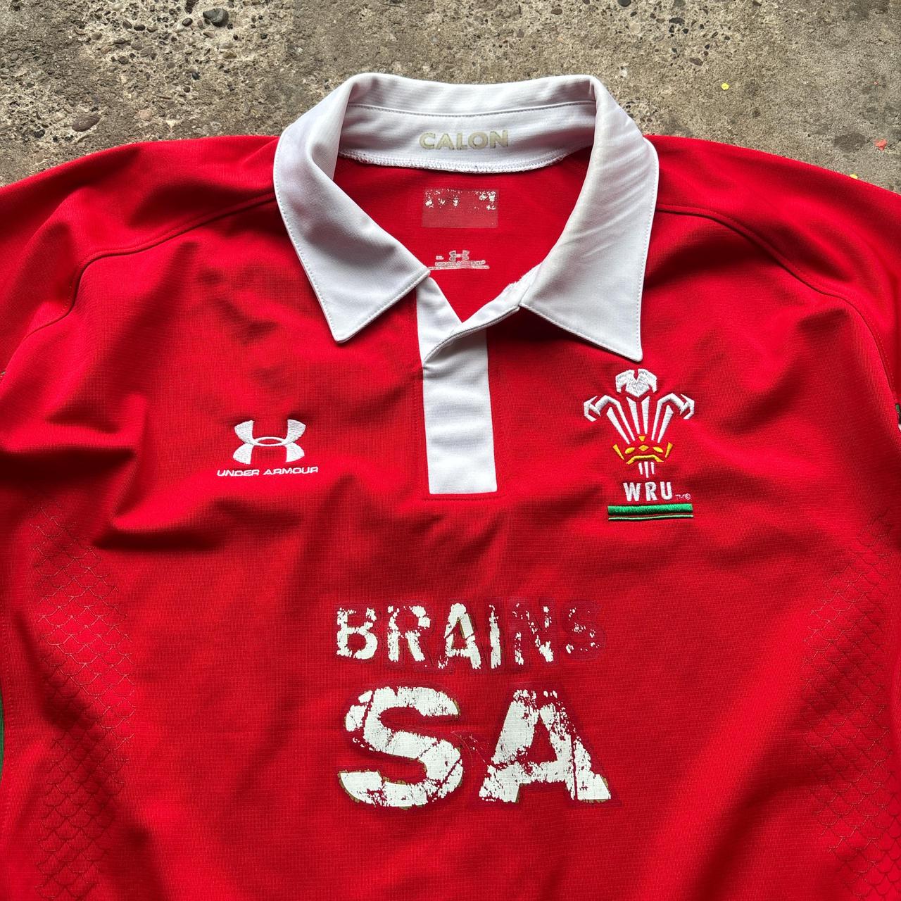 2009 Red Wales Under Armour home shirt - XL