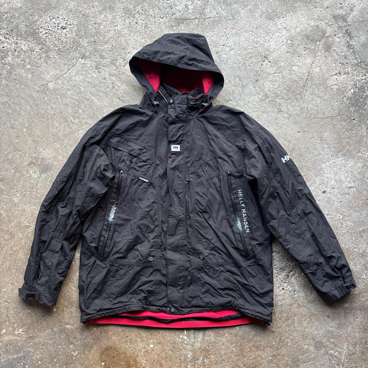 Helly Hansen black and red winter jacket