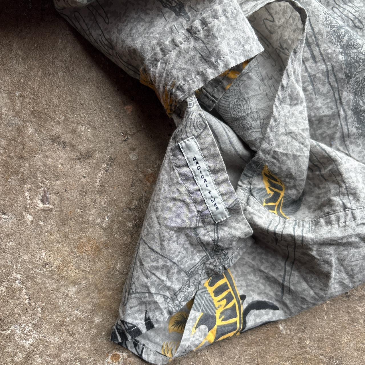 Grey Quiksilver Hawaiian shirt