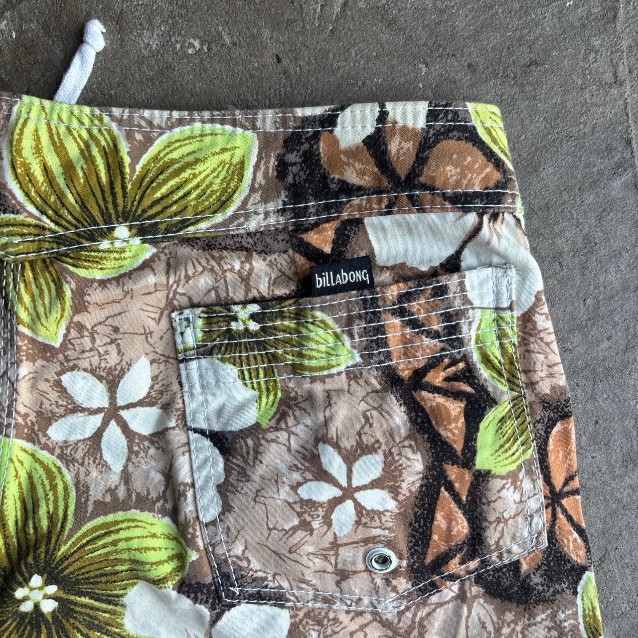 Multi-Coloured Flower Print Billabong Swim Shorts