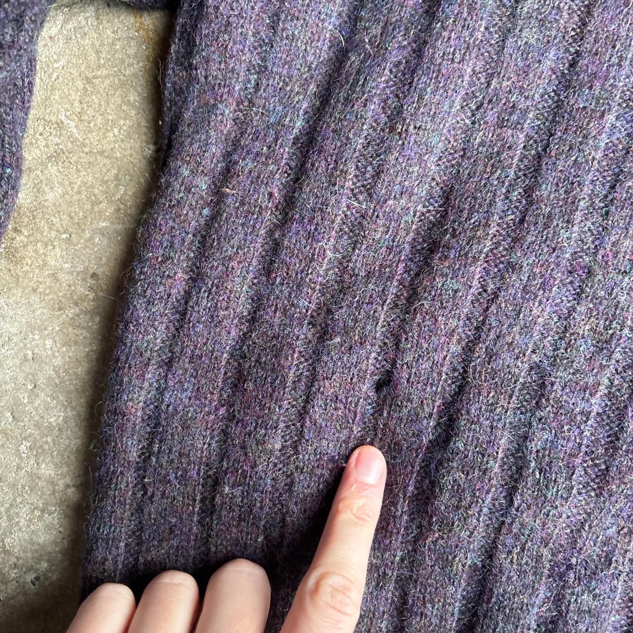 Purple Polo Ralph Lauren Wool Jumper - L