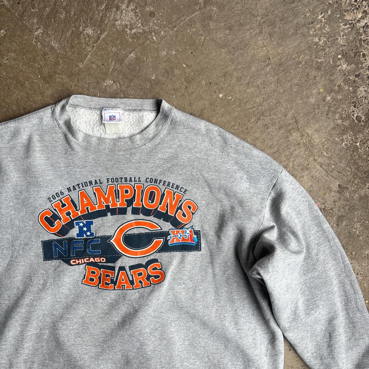 Grey Chicago Bears Graphic Champions Sweatshirt - 2XL