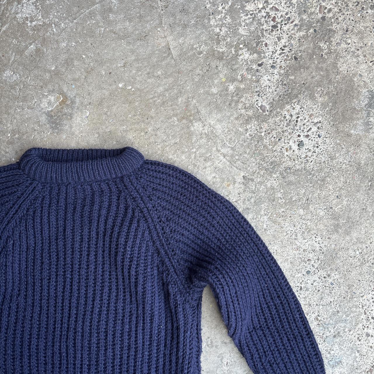 Navy Fisherman’s Knit Jumper