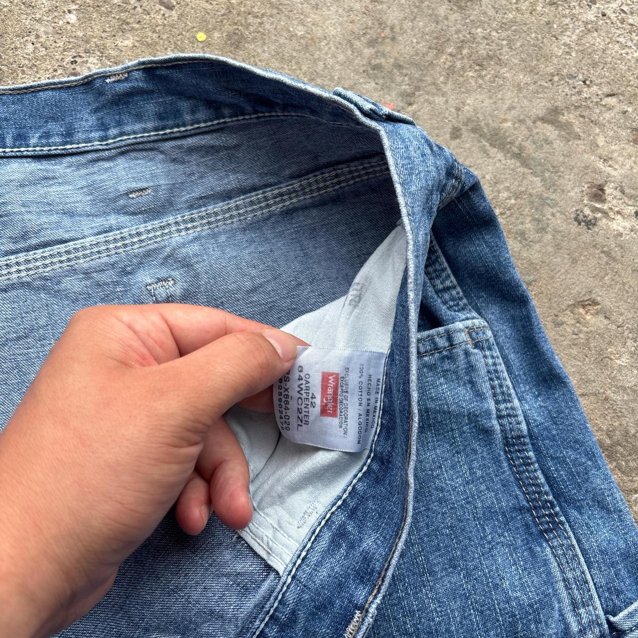 Blue Wrangler Carpenter Denim Shorts - W42