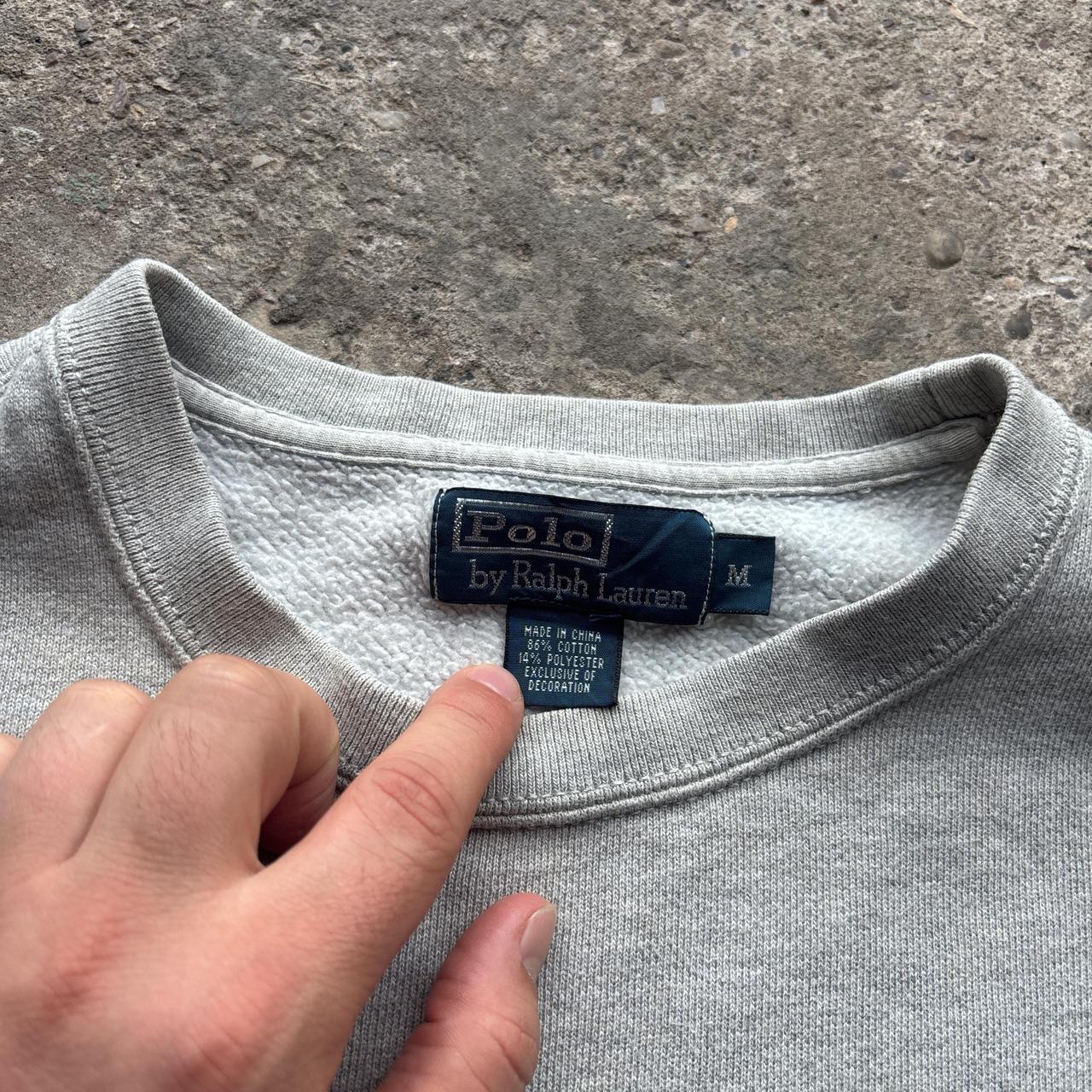 Grey Polo Ralph Lauren sweatshirt - M