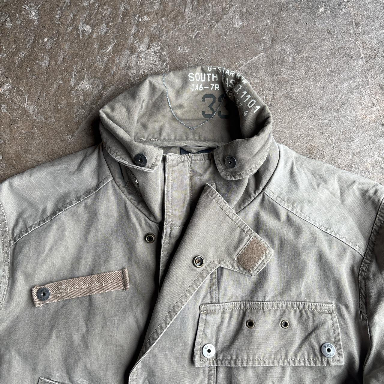 Khaki G-STAR RAW Military Style Jacket