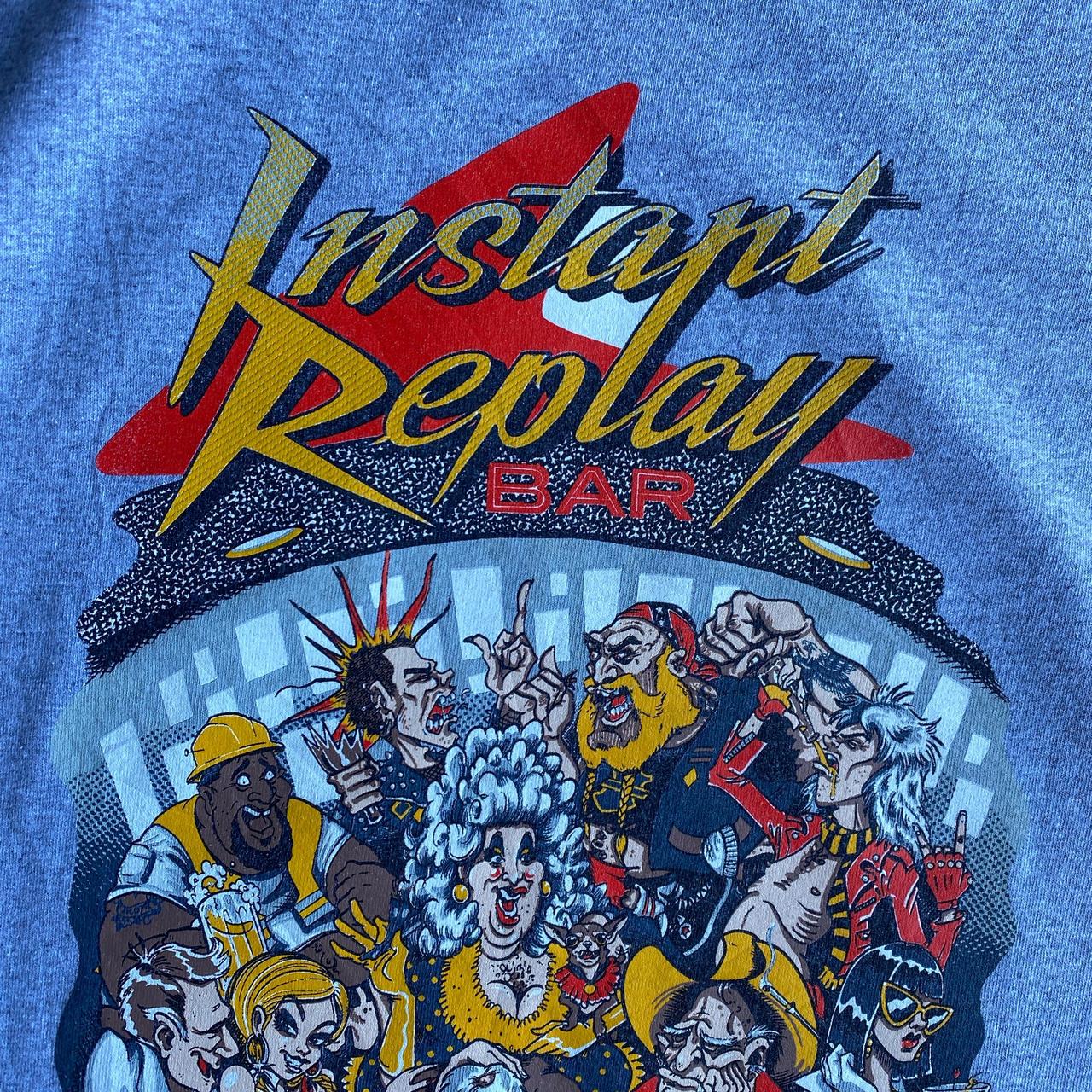 Grey ‘Instant Replay Bar’ T-Shirt