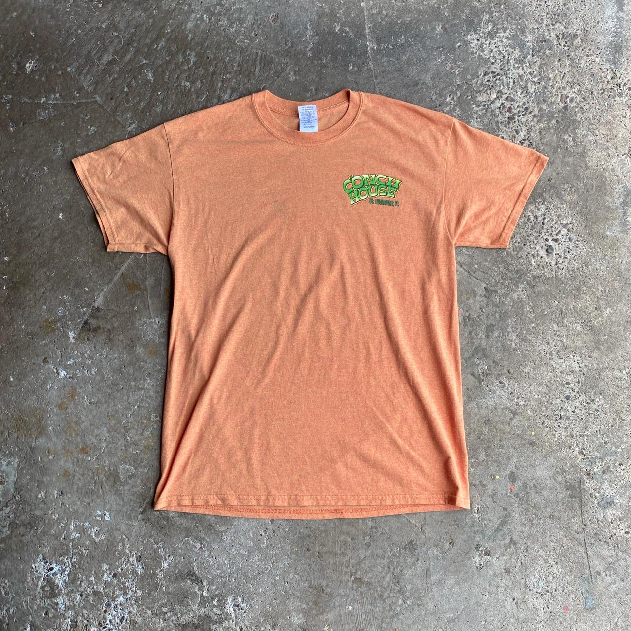 Vintage Orange Graphic Bar T-Shirt