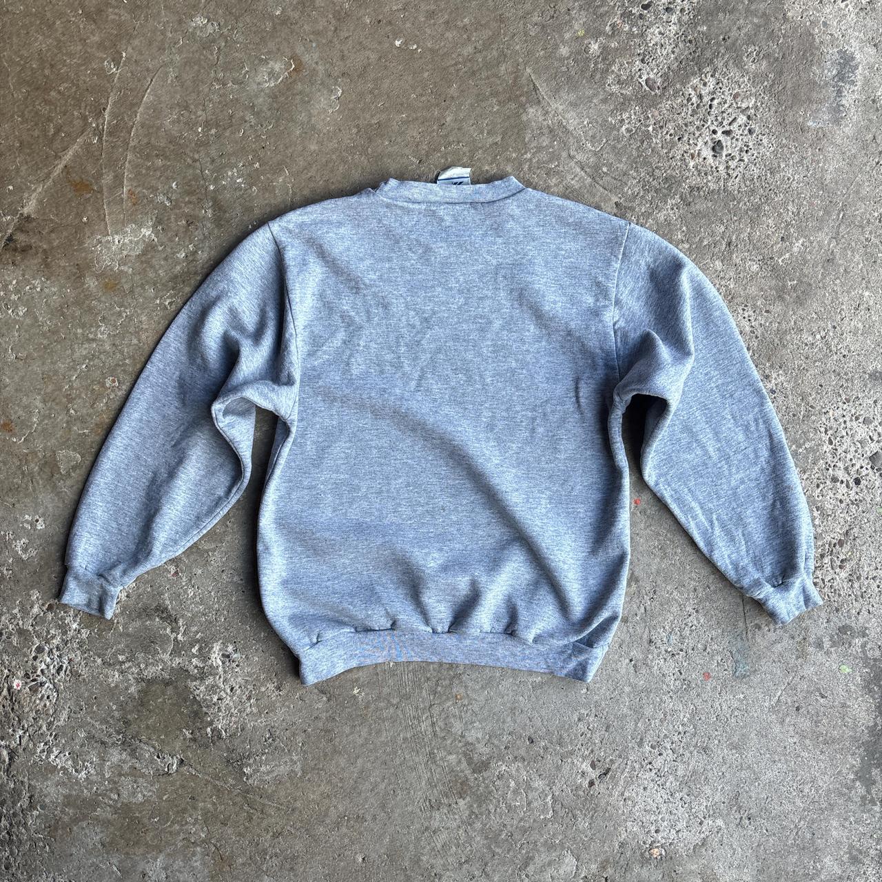 Grey Reebok Embroidered Logo Sweatshirt - M (women’s - tag us large juniors)