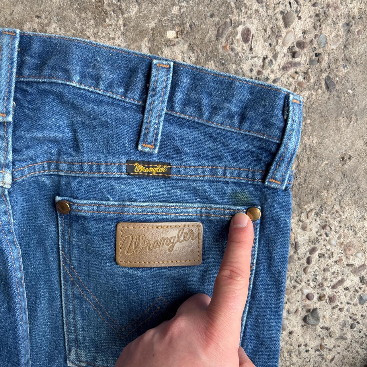 Blue Denim Wrangler jeans