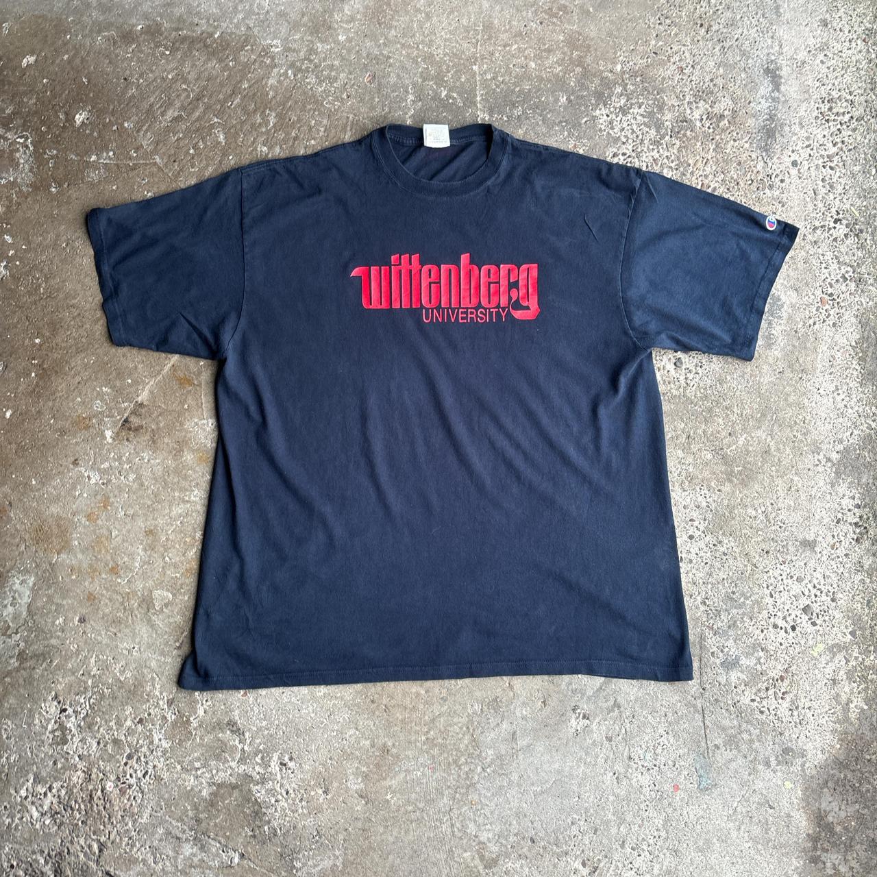 Navy ‘Wittenberg University’ Graphic Champion T-Shirt - 3XL