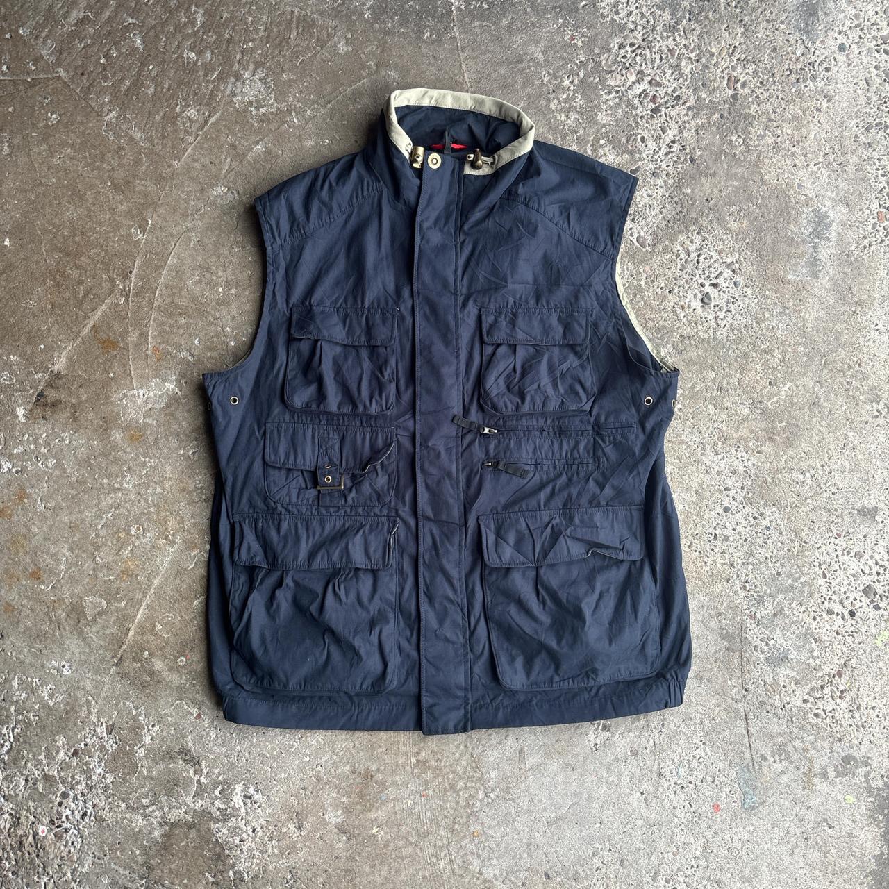 Navy Blue Technical Jacket Vest - XL