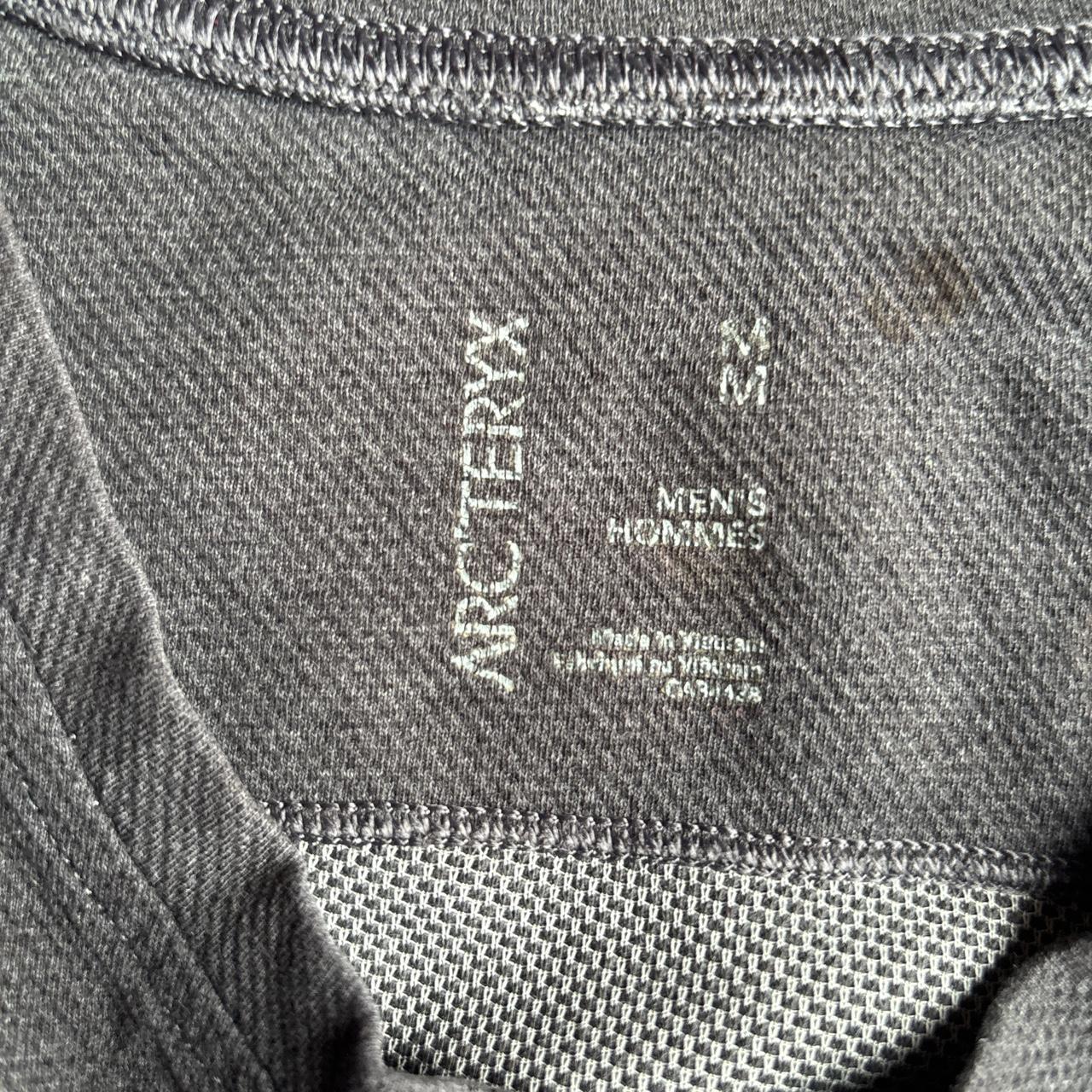 Grey Arc’teryx Long-Sleeve Cotton T-Shirt - M