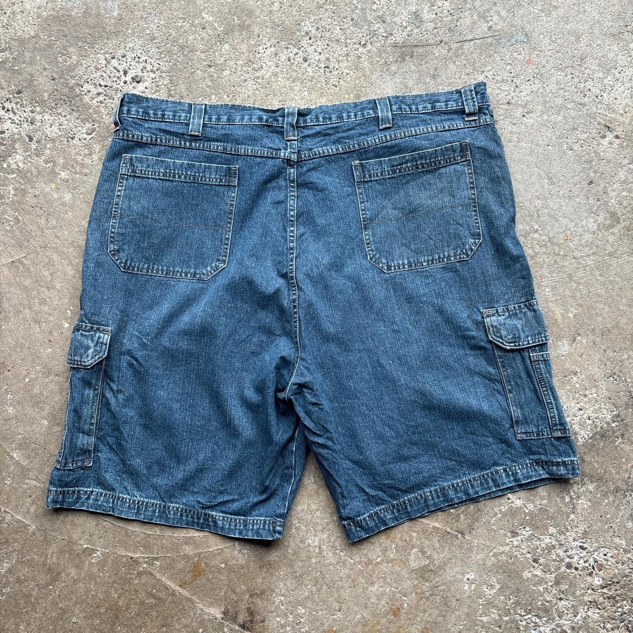 Blue Wrangler Cargo Denim Shorts - W44