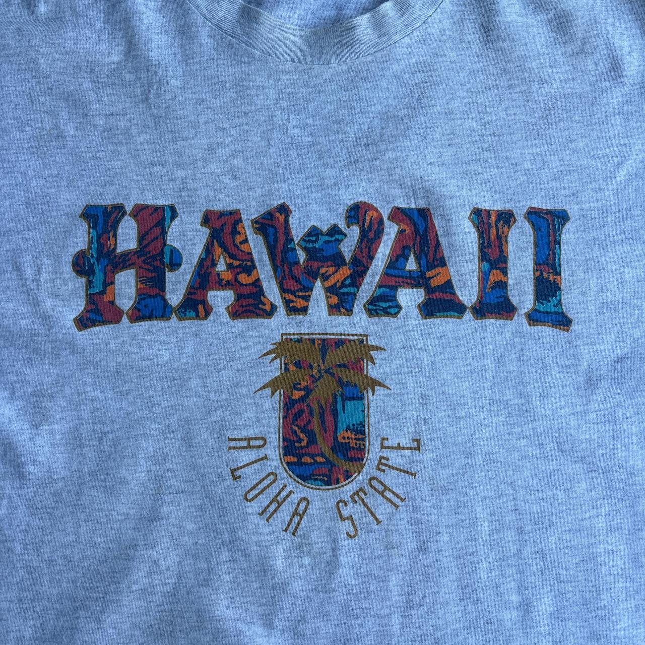 Grey Hawaii Graphic T-Shirt