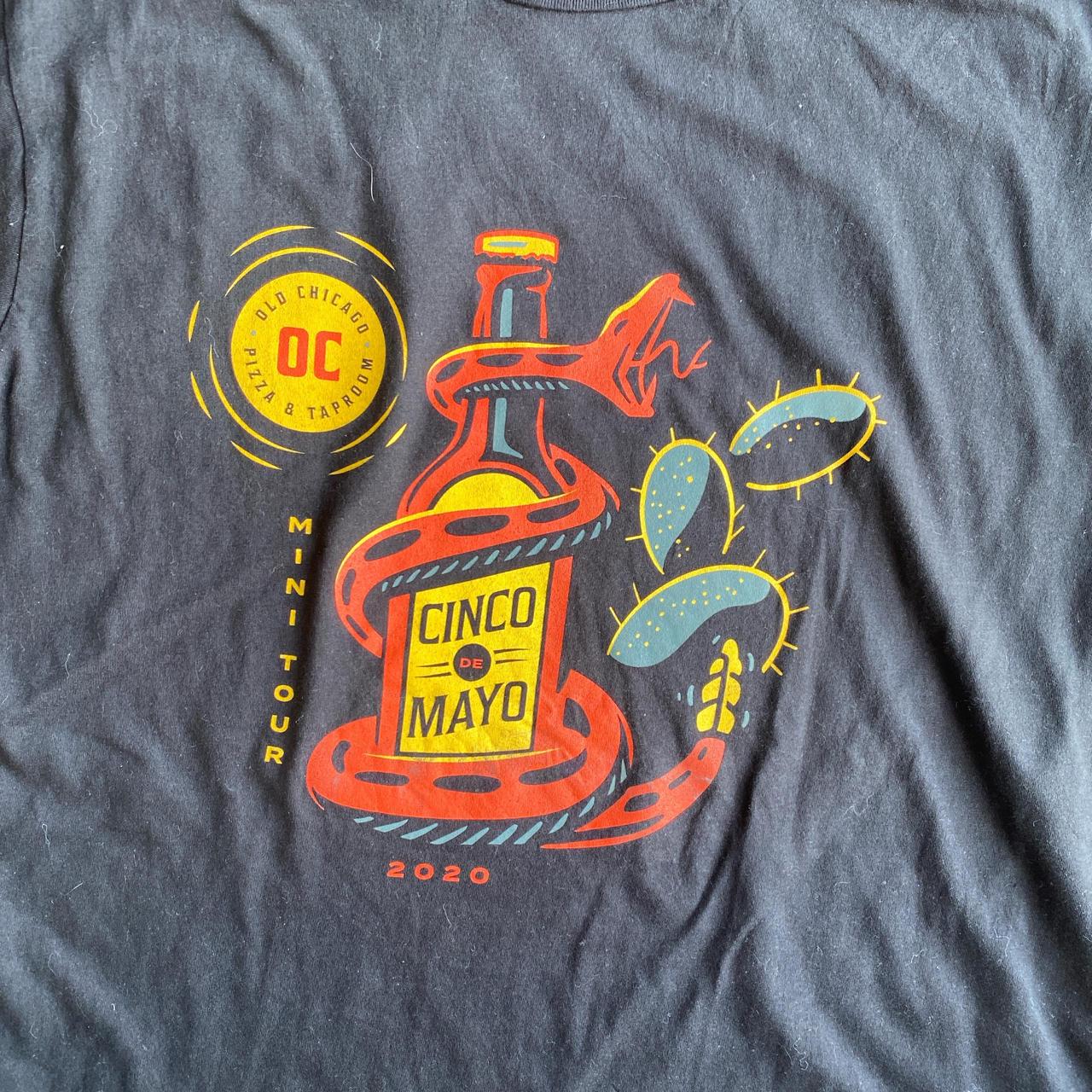 Black ‘Cinco de Mayo’ Print T-Shirt