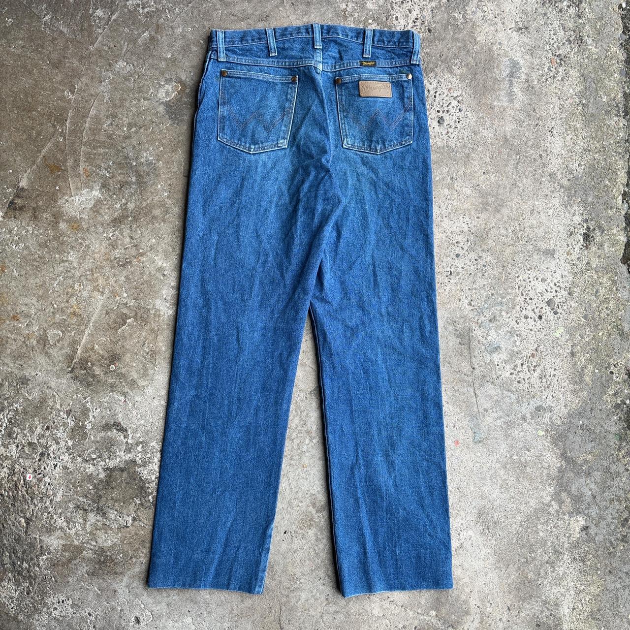 Blue Denim Wrangler jeans
