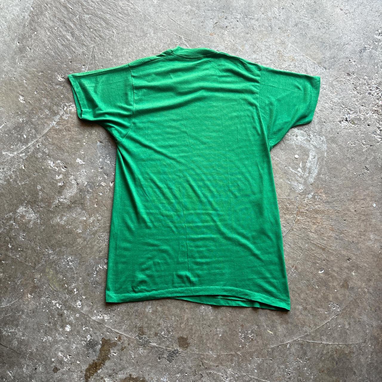 Vintage Green Single Stitch Graphic T-Shirt