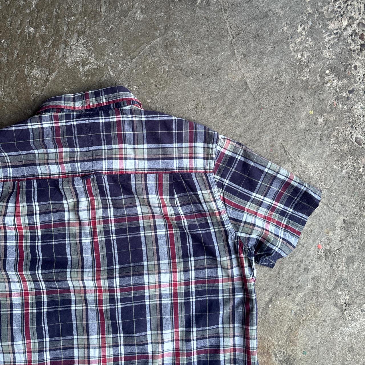 Mountain Warehouse Navy Checkered Short Sleeve Shirt