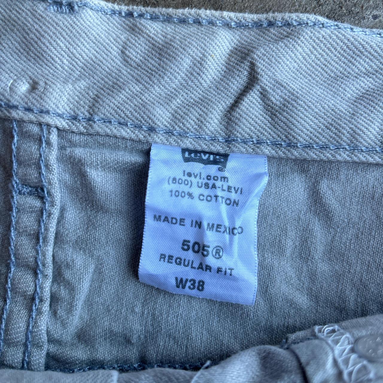 Light Grey Levi’s 505 Denim Shorts (Jorts)