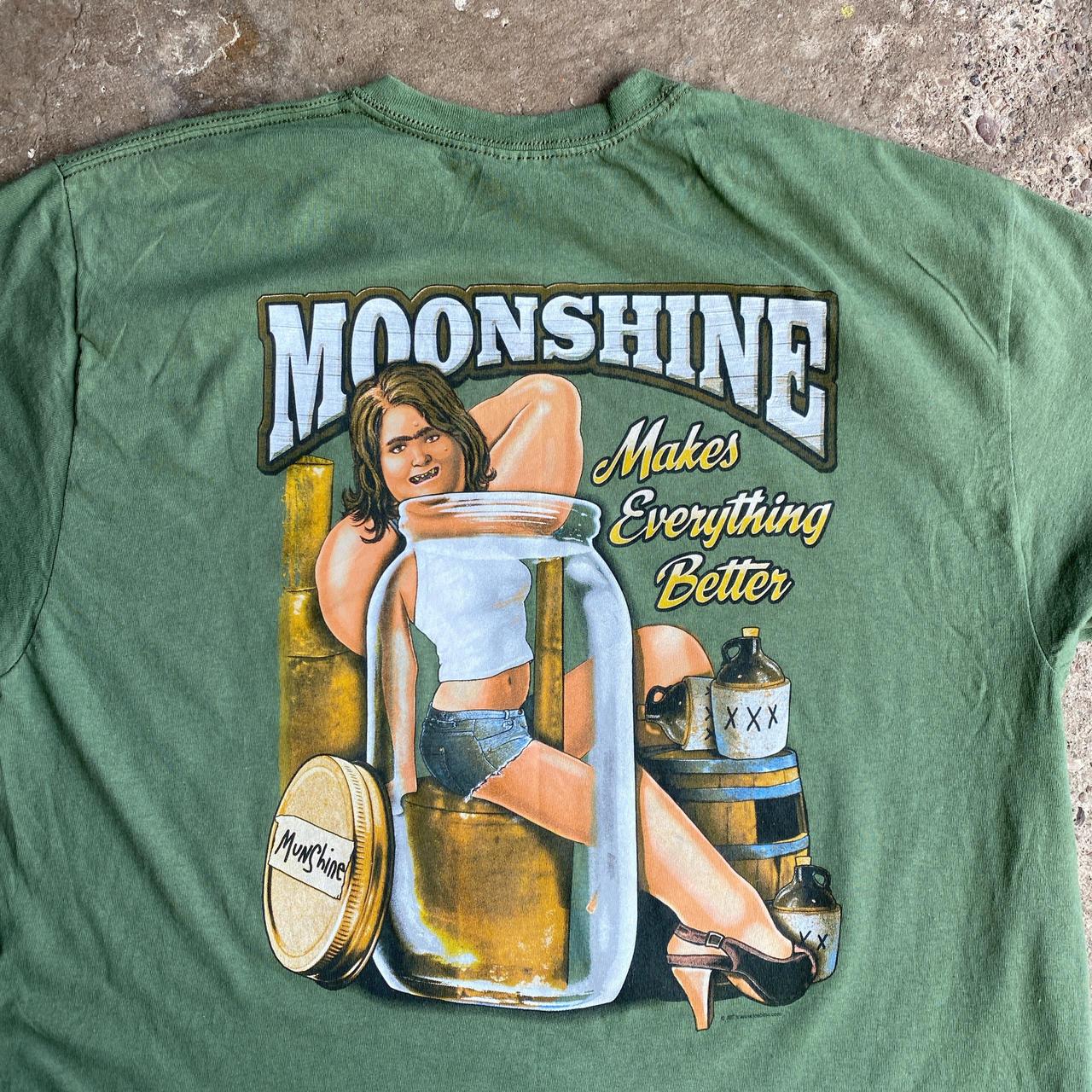 Green Moonshine Graphic Bar T-Shirt