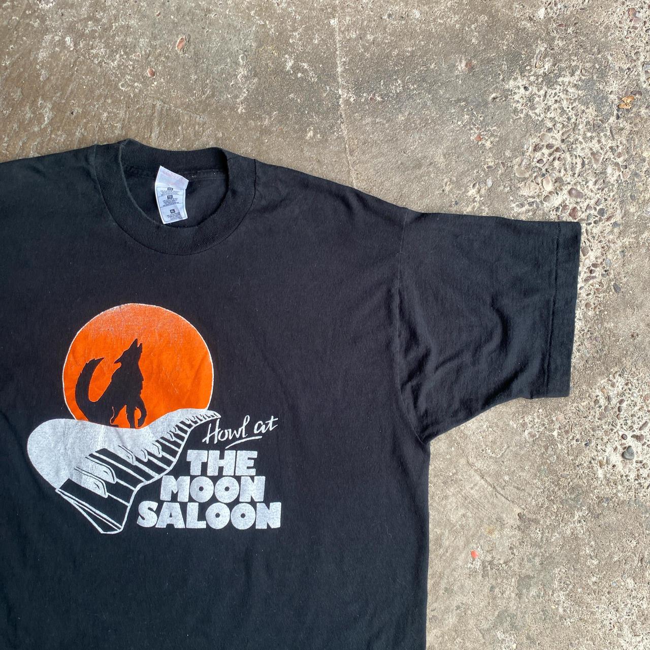 Black Vintage ‘The Moon Saloon’ Graphic T-Shirt