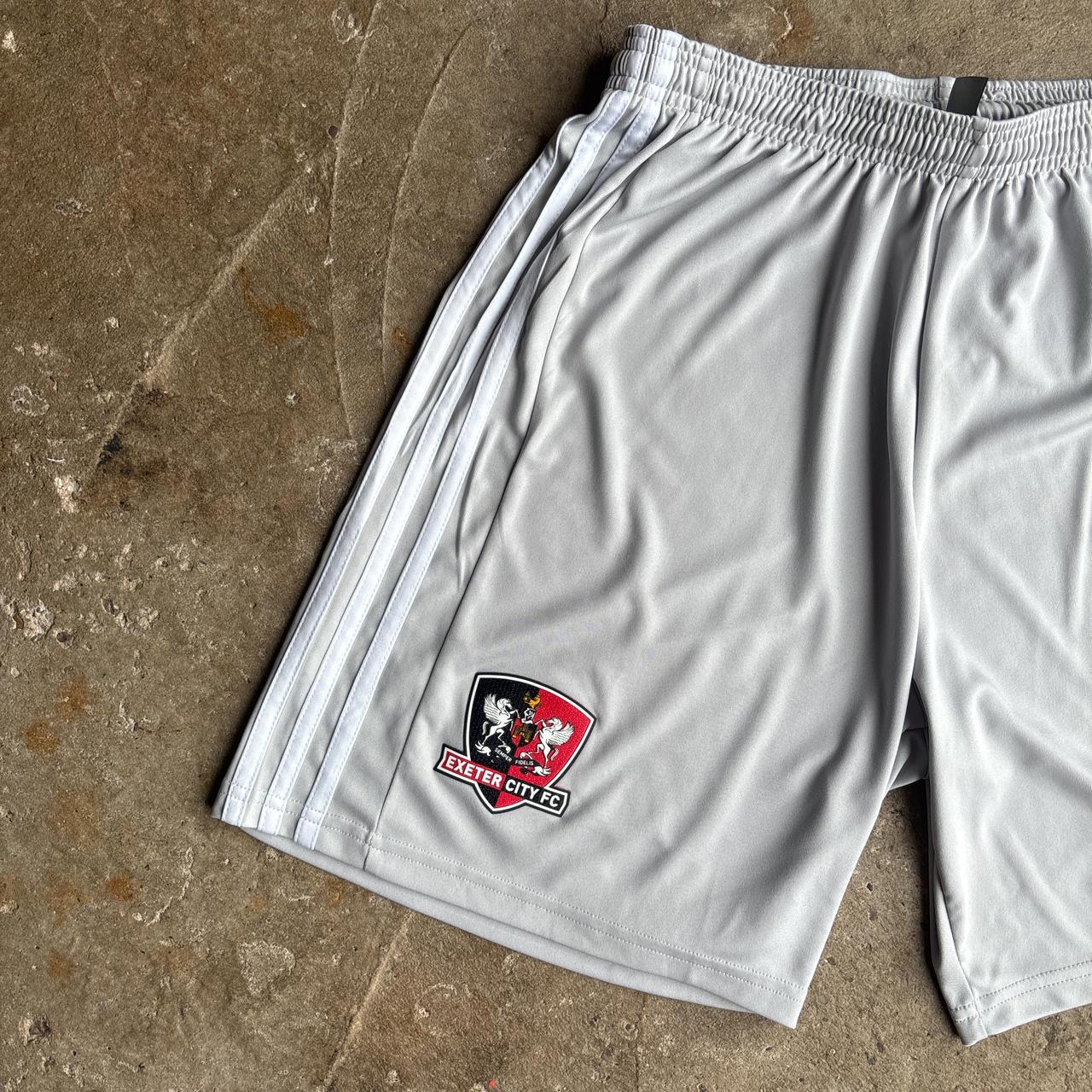 Grey Adidas’s Exeter City FC Football Shorts - L