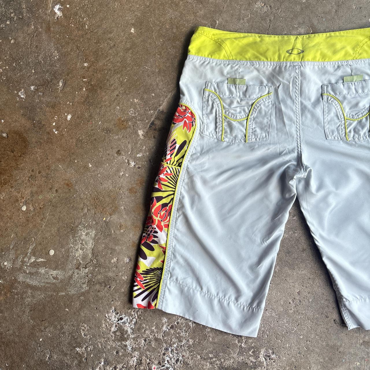 Grey & Yellow Oakley Board Shorts