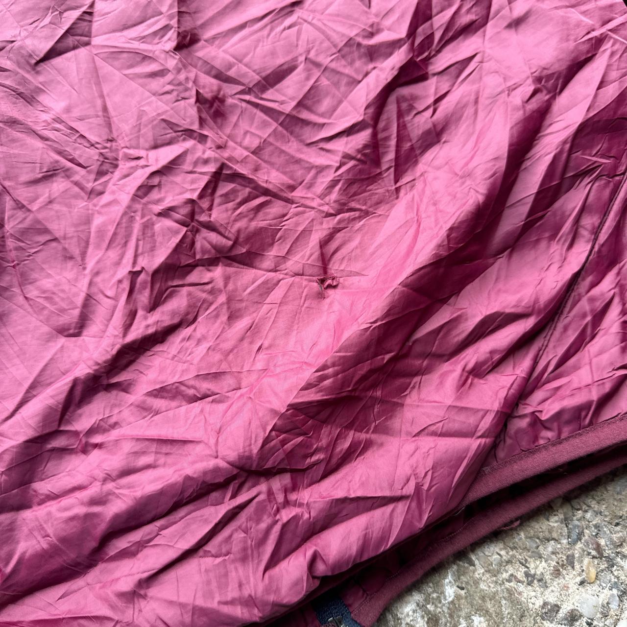 Burgundy Champion puffer jacket