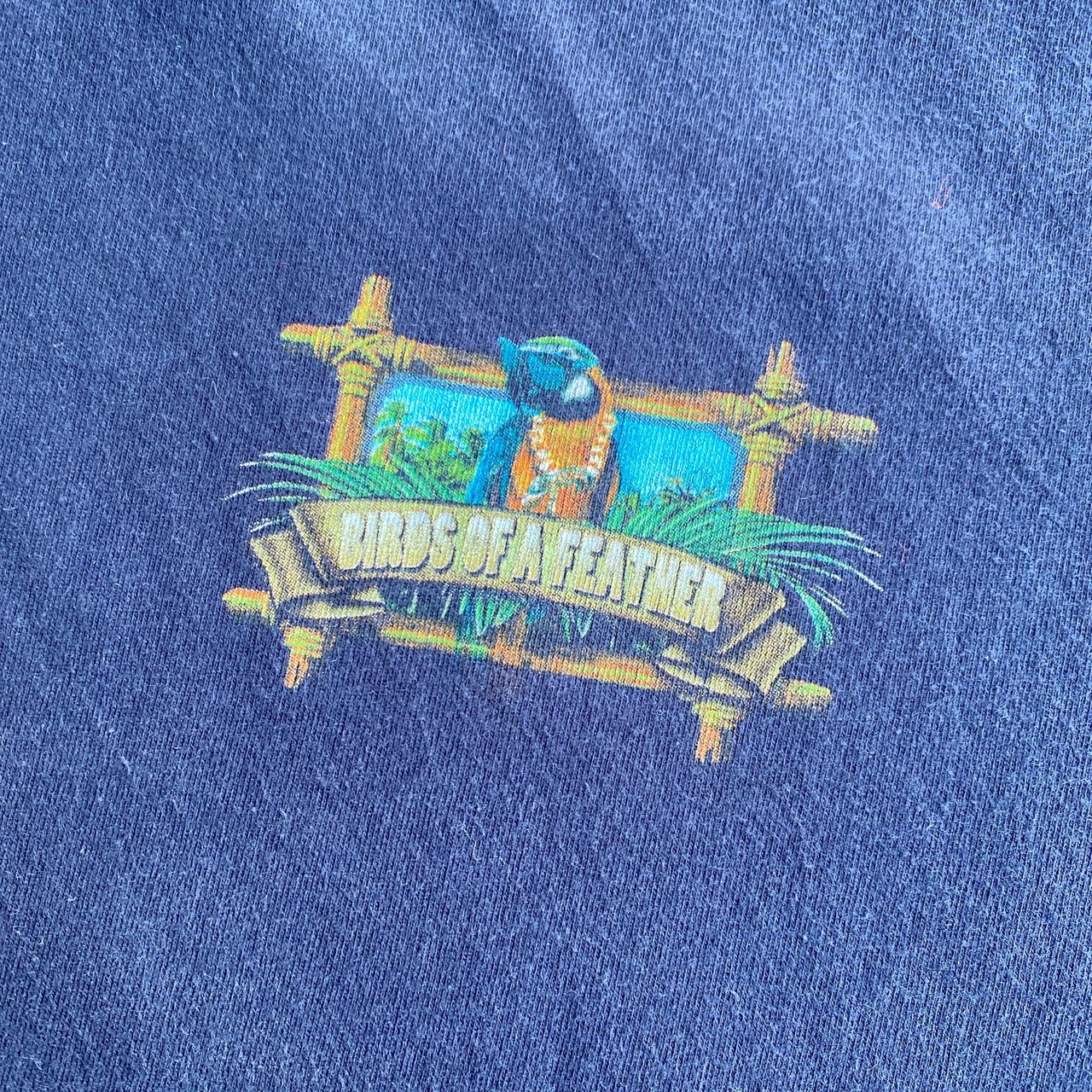 Black Newport Blue Graphic Bar T-Shirt - L